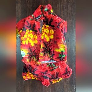 Hawaiian Toddler Boys Shirt and Shirt Set